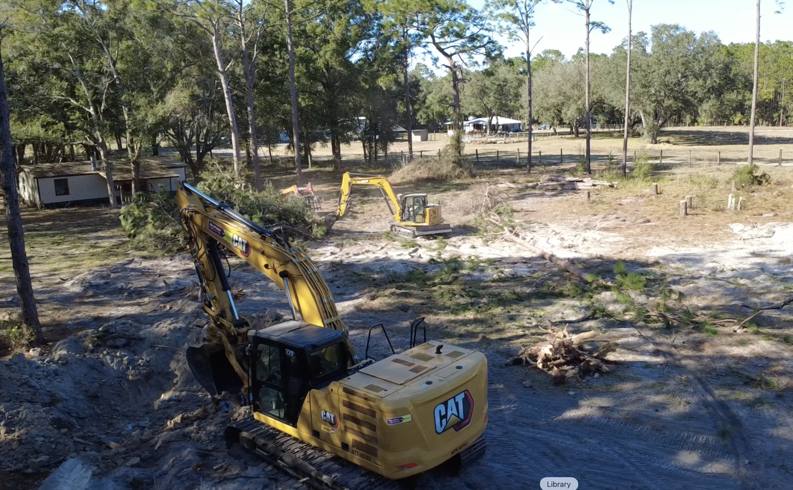 land clearing near me Polk County Florida clearing 1 to 10 acre residential lot for new home construction