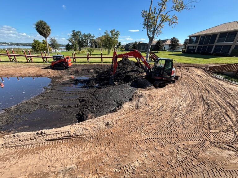 Pond work 7